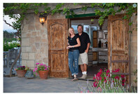 Cindy and <span style="background-color: initial;">Nick Palumbo of Palumbo Family Vineyards & Winery in Temecula, California, enjoy the </span><span style="background-color: initial;">pre-bloom wisteria surrounding their tasting-room entrance. Photo courtesy of Palumbo </span><span style="background-color: initial;">Family Vineyards & Winery.
