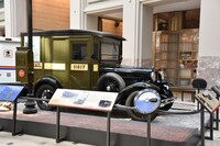  An early mail truck is on display at the Post Office Museum in Washington, D.C. Photo courtesy of Rita Jethani/Dreamstime.com. 