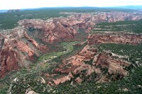 At Monument Valley Navajo Tribal Park, sandstone mesas, buttes and spires create a dramatic interplay of red-rock formations and open spaces. Photo courtesy of Candyce H. Stapen. 
