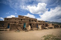  The Taos Pueblo is both a UNESCO World Heritage Site and a National Historic Landmark. Photo courtesy of the Taos Pueblo. 