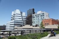  The IAC Building designed by Frank Gehry is among the fascinating architecture visible from the High Line in New York City. Photo courtesy of Kennethchern/Dreamstime.com. 