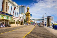 The boardwalk in Atlantic City, New Jersey, has attracted visitors since it opened in 1874. Photo courtesy of Sean Pavone/Dreamstime.com.