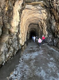 The Stumphouse Tunnel near Walhalla, South Carolina, was supposed to be 5,863 feet long, but only a 1,600-foot section of the project was completed. Photo courtesy of Bill Neely.