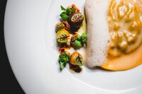  At his Michelin Star restaurant in Geyserville, California, Chef Douglas Keane's sublime cuisine is subtly influenced in both flavor and presentation by his time at Japan's Kyoto Culinary Academy. Photo courtesy of Cyrus. 
