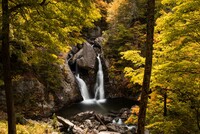  One of the many walkways around Bash Fish Falls in Massachusetts leads to a peak with a view of Taconic State Park. Photo courtesy of Yggdrasill33/Dreamstime.com. 