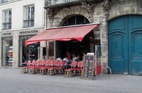 A cafe in the Marais area of Paris is a good spot to relax while taking in this part of the city. Photo courtesy of Victor Block.