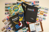  The books in the Passport to Your National Parks collection feature maps, park facts and spaces for collecting park stamps. Photo courtesy of America's National Parks. 