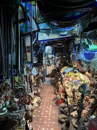  Stained glass pieces are among the treasures for sale in a market in Ensenada, Baja California, Mexico. Photo courtesy of Brandi Montoya. 