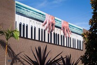  This playful mural by artist Terry Allen is one of many on display as part of the Murals of La Jolla public art project, now in its 15th year. Photo courtesy of Murals of La Jolla. 