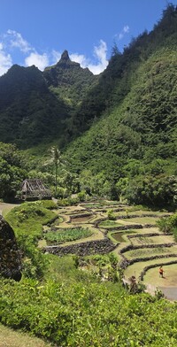 For at least 1,500 years the Limahuli Valley on the island of Kaua'i has been home to Hawaiians. Photo courtesy of Jim Farber.