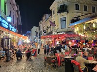 Nightlife thrives in the Old Town area of Bucharest, Romania. Photo courtesy of Tony Winders.
