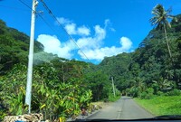  The Circle Tour along Tahiti's coastal two-lane road circumnavigates French Polynesia's largest island. Photo courtesy of Athena Lucero. 