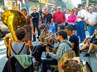  Street musicians captivate visitors to New Orleans, Louisiana. Photo courtesy of Robert Rosen/Dreamstime.com. 