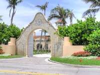  An entrance gate welcomes visitors to historic Mar-a-Lago in Palm Beach, Florida. Photo courtesy of Boreccy/Dreamstime.com. 