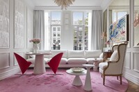  The Pulitzer Amsterdam features themed suites, including the airily adorned Art Collector's Suite. Photo courtesy of The Pulitzer Amsterdam. 