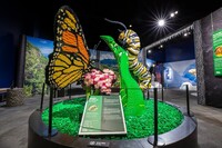  'Brick Planet: A Magical Journey Made With LEGO Bricks' showcases larger-than-life animals of the planet's biodiverse ecosystems, all made of LEGO bricks. Photo courtesy of the Denver Museum of Nature and Science Totes. 