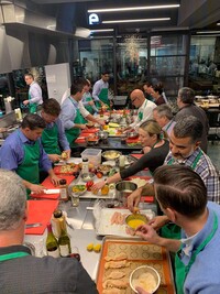  Cooking classes just for men can take the pressure out of fine-tuning one's ability to create appetizing dishes. Photo courtesy of Dreamstime.com. 