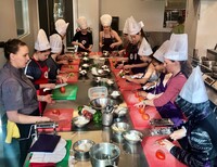  Learning to cook is a fun and educational pastime for children. Photo courtesy of Dreamstime. 