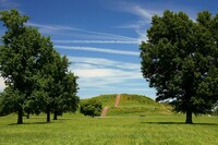  The Cahokia State Historic Site is situated across the Mississippi River but near St. Louis, Missouri. Photo courtesy of Vladislav Gajoc/Dreamstime.com. 