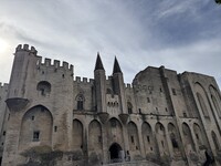 The imposing papal palace in Avignon, France, was home to church leaders for 70 years beginning in 1309. Photo courtesy of Georgeanne Brennan.