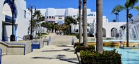 The Oceanside, California, Civic Center was designed by Charles Moore, who was inspired by Irving Gill. Photo courtesy of Jim Farber.