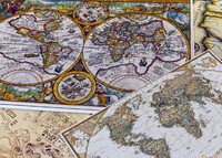 Vintage maps can lead vacationers to unknown places or spark the imagination of armchair travelers. Photo courtesy of Mikle 15/Dreamstime.com.