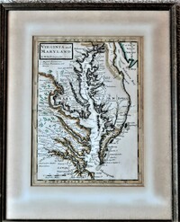 This map, created by Herman Moll in 1729, hangs on a wall in the author's home. Photo courtesy of Victor Block.