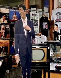  The visitors center in Steubenville has an exhibit of memorabilia having to do with "favorite son" Dean Martin. Photo courtesy of Jim Farber. 