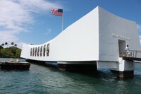 The USS Arizona Memorial at Pearl Harbor, Hawaii, honors the service personnel who died there on Dec. 7, 1941. Photo courtesy of Rebecca Adams/Dreamstime.com.