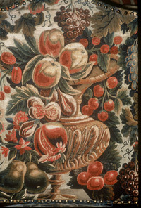  Aubusson tapestries cover the chairs at Chateau de Cheverny in France's Loire Valley. Photo courtesy of Patricia Woeber. 
