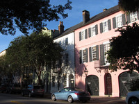  Colorful Rainbow Row in Charleston, S.C., is made up of 13 Colonial homes. Photo courtesy of Janet Lee. 