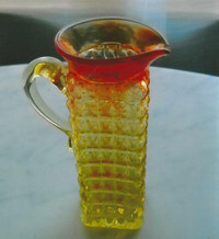  Amberina glass was made by New England Glass Company. 