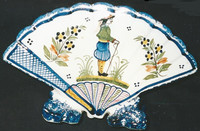  Quimper faience was made in Quimper, Brittany, France. 