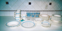  Nest Stone dinnerware was made by Stetson China Company. 