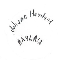 . Johann Haviland Porcelain Company was founded in Bavaria in 1907.