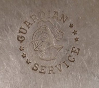  Guardian Service Ware was made in Los Angeles, from the 1930s to the 1950s. 