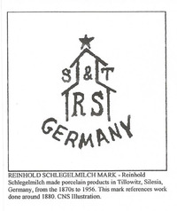 R.S. Prussia chocolate pot made around 1880.