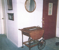 . Tea carts were popular around 1900. 