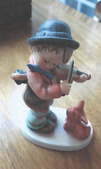  Goebel artist, Arthur Moeller, created "Little Fiddler with Dog" figurine in 1935. 