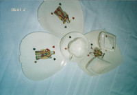  Casino set was made by American Limoges China Company. 