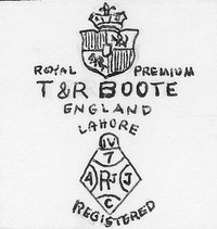  T & R Boote was located in England. 