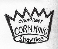  Corn King ovenware was made by Shawnee Pottery. 