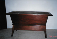  Dough boxes were introduced to the Unites States by the Pennsylvania Dutch. 