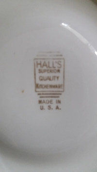  Hall China Company produced kitchenware. 