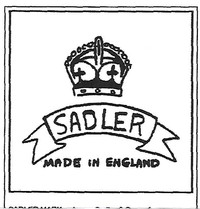  Sadler and Sons were located in Staffordshire, England. 