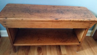  Water bucket benches were made in the 1800s. 