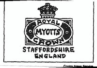  Myott Son and Co. was founded in 1898. 