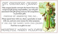  The greenest gift you can give is this coupon. 