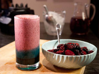  This refreshing mixed berry-red tea smoothie makes a perfect flavor &#8212; and color &#8212; statement for a Fourth of July party. 