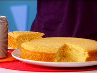 A can of diet cream soda can do wonders when swapped as an ingredient into moist-style yellow cake mix, recommends best-selling diet book series author and Food Network host Lisa Lillien.